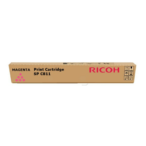 Ricoh 821219/SPC811 Toner magenta high-capacity, 15.000 pages/5% for Ricoh Aficio SP C 811