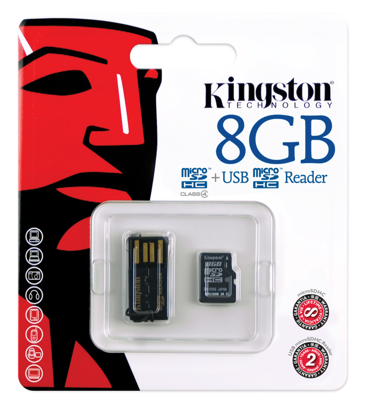 Kingston Technology MicroSD Reader + 8GB microSDHC – image 3