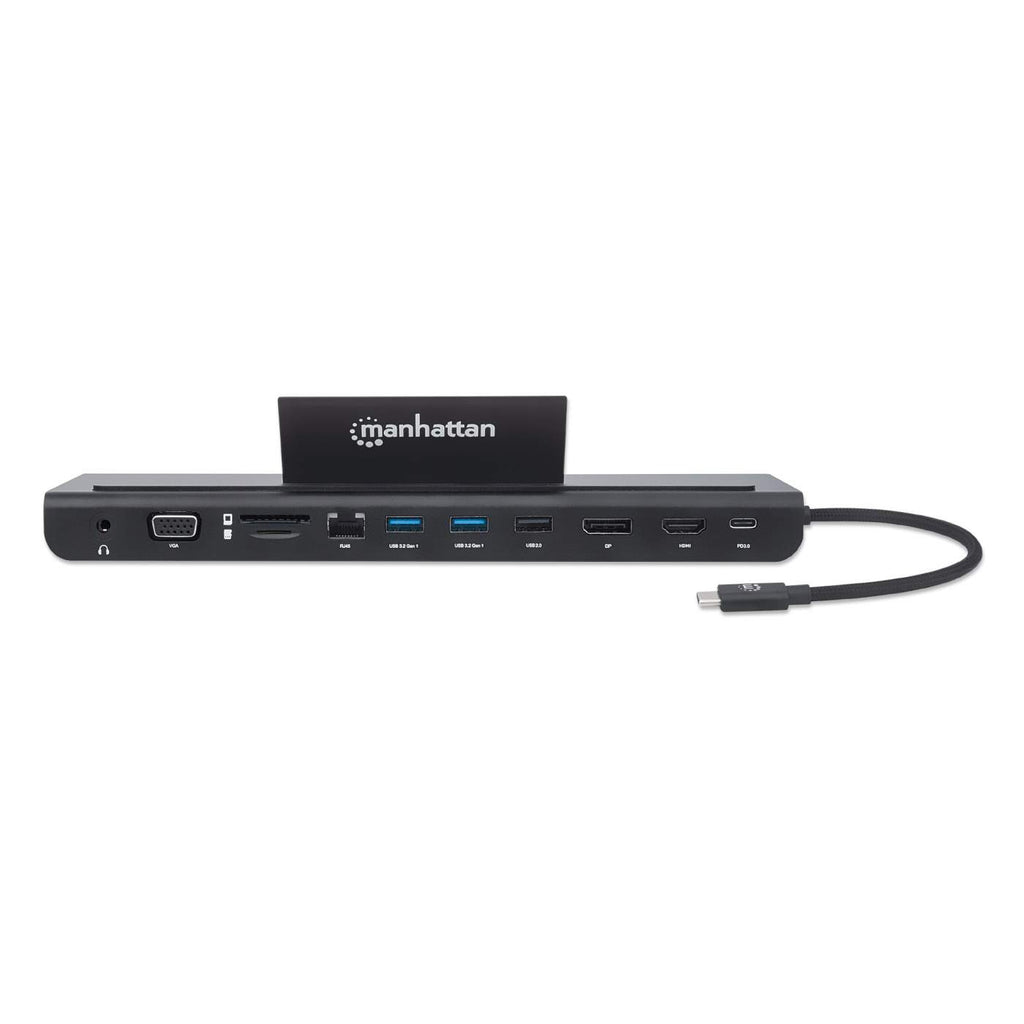 Manhattan USB-C Dock/Hub with Card Reader and MST, Ports (x9): Audio – image 6