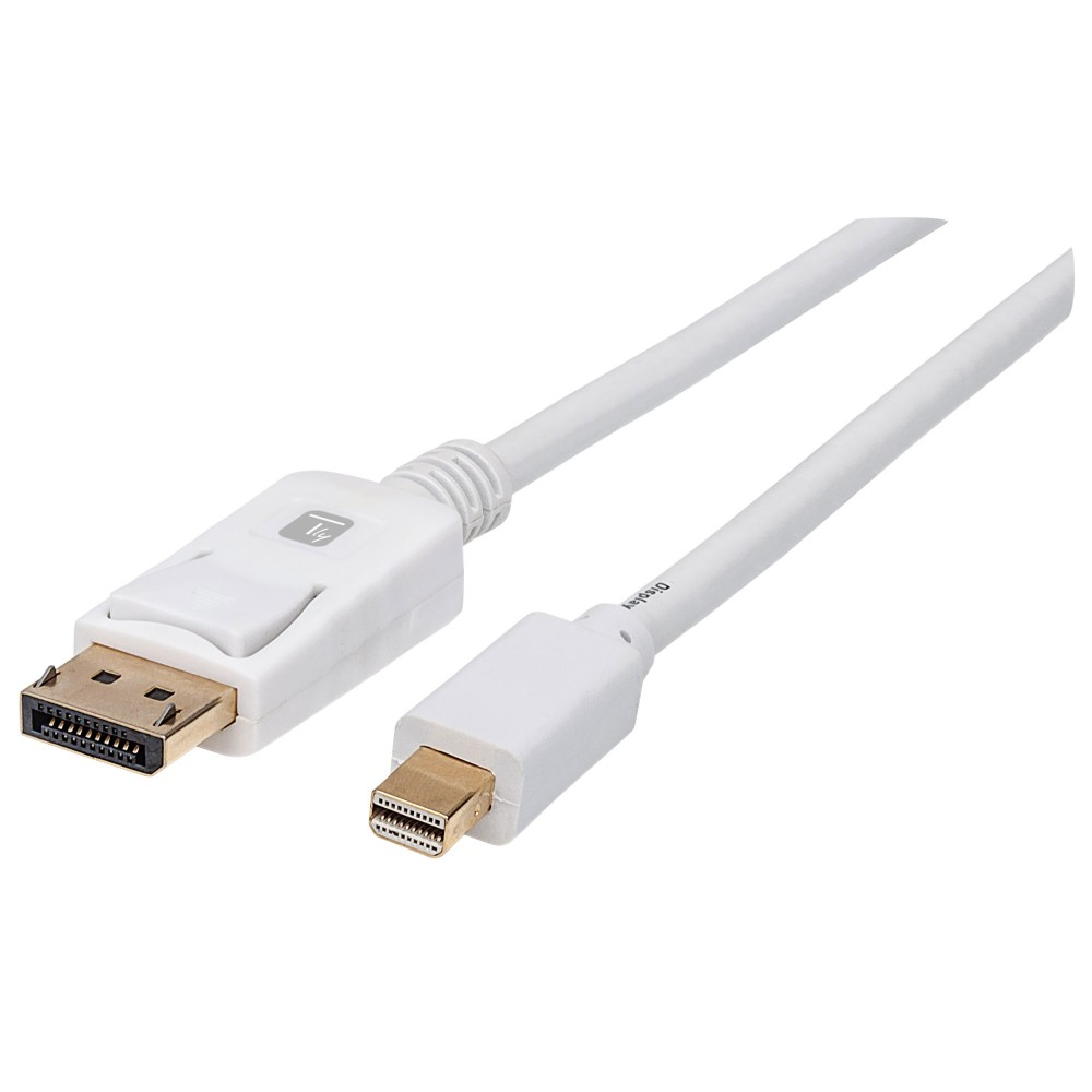 Techly ICOC MDP-030T4K cavo DisplayPort 3 m Mini DisplayPort Bianco