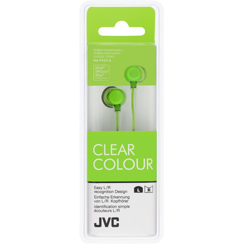 JVC HA-FX23 Headphones Wired In-ear Green image 2
