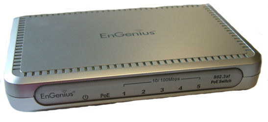 EnGenius EPE-6818af 5-Port Desktop Switch (10/100Mbps) with 1 PoE Port