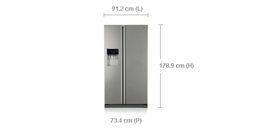 Samsung RSA1DTMG side-by-side refrigerator Freestanding – image 4