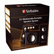 Verbatim 49092 speaker set 3 W Universal Black 2.1 channels image 2