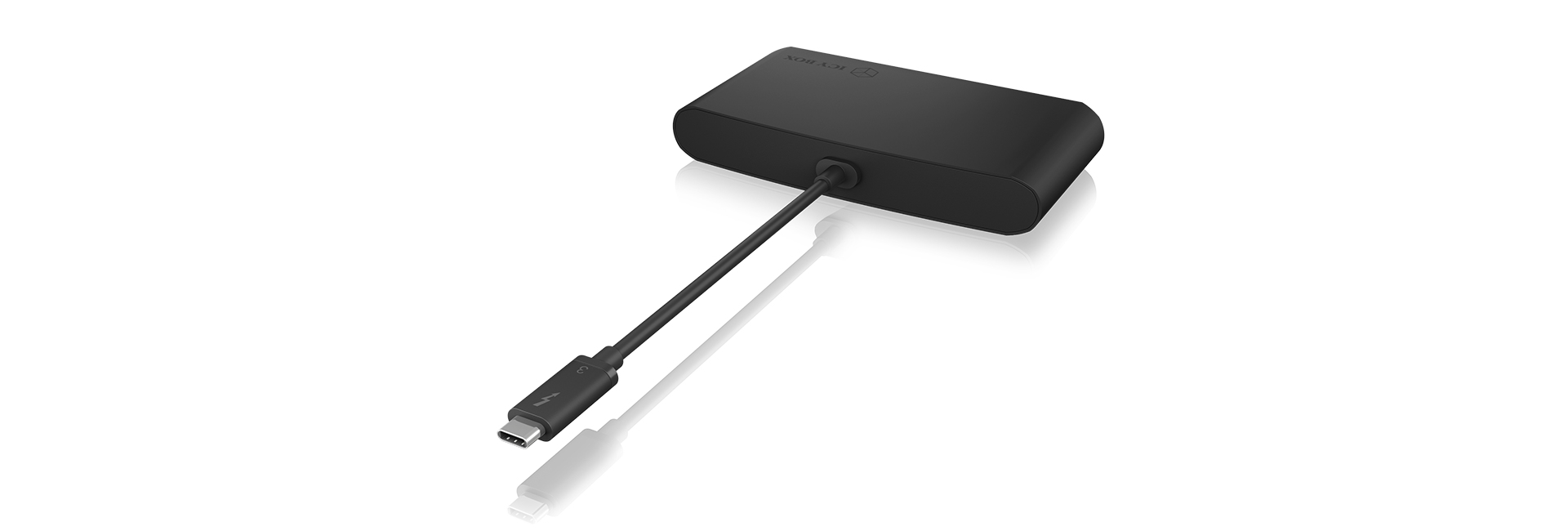 ICY BOX IB-DK405-TB3 Wired Thunderbolt 3 Black – image 3