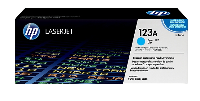 HP 123A toner cartridge 1 pc(s) Original Cyan