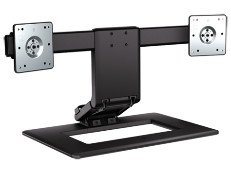 HP EliteDisplay E240 Head Only + Adjustable Dual Display Stand – image 2
