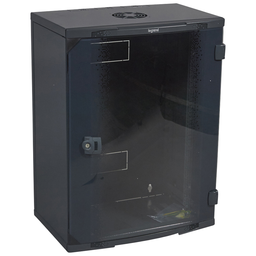 Legrand 046203 rack cabinet 16U Wall mounted rack Black