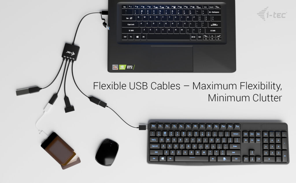 i-tec USB-C/USB-A Cable HUB 4 port (2x USB-C, 2x USB-A) – image 8