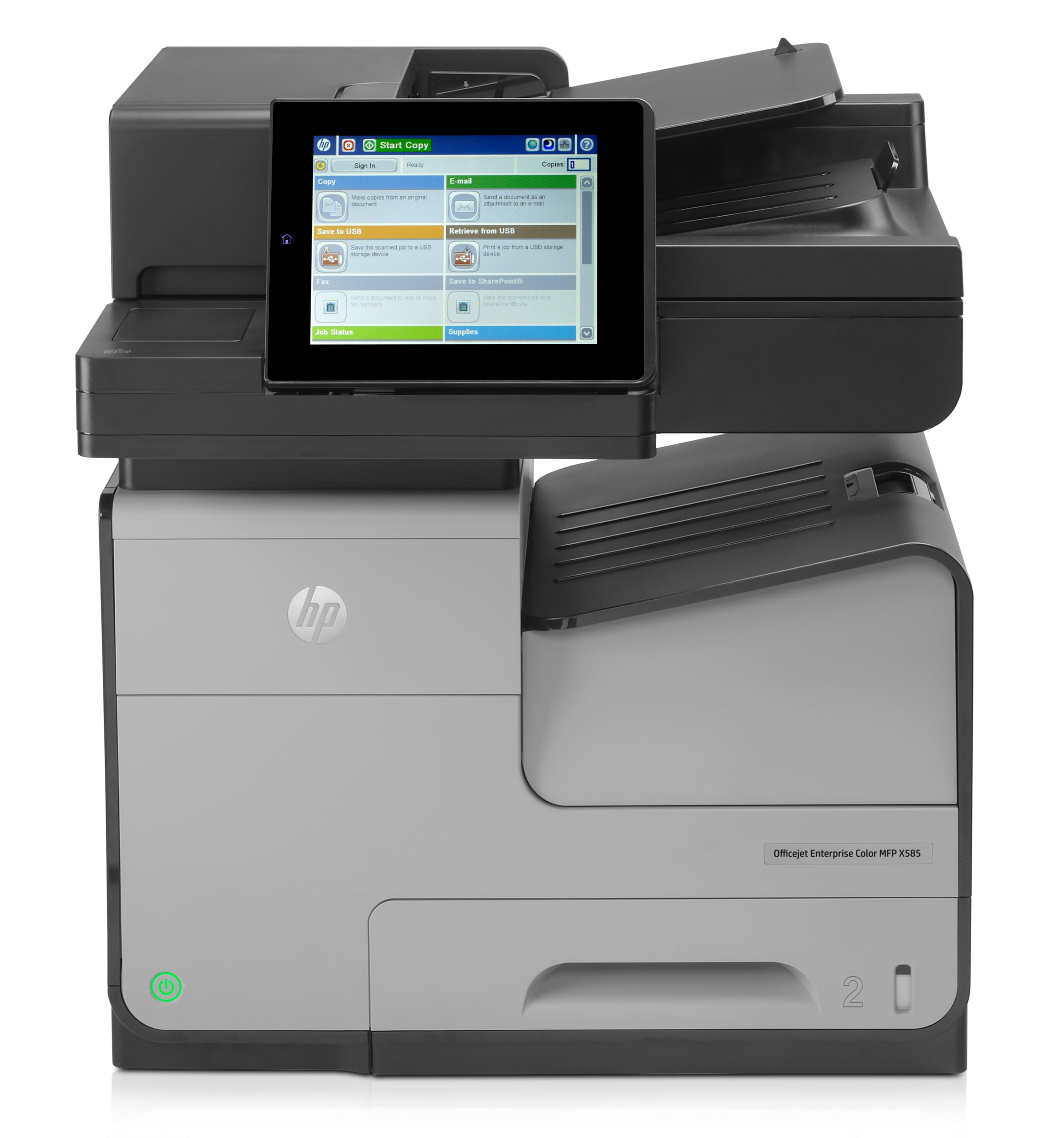 Specs HP OfficeJet Enterprise Color MFP X585f Multifunction Printers  (B5L05A)