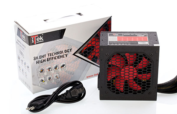 itek DESERT 650 power supply unit 650 W 20+4 pin ATX ATX Black, Red image 2