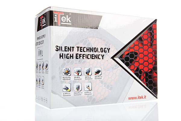 itek DESERT 650 power supply unit 650 W 20+4 pin ATX ATX Black, Red image 3