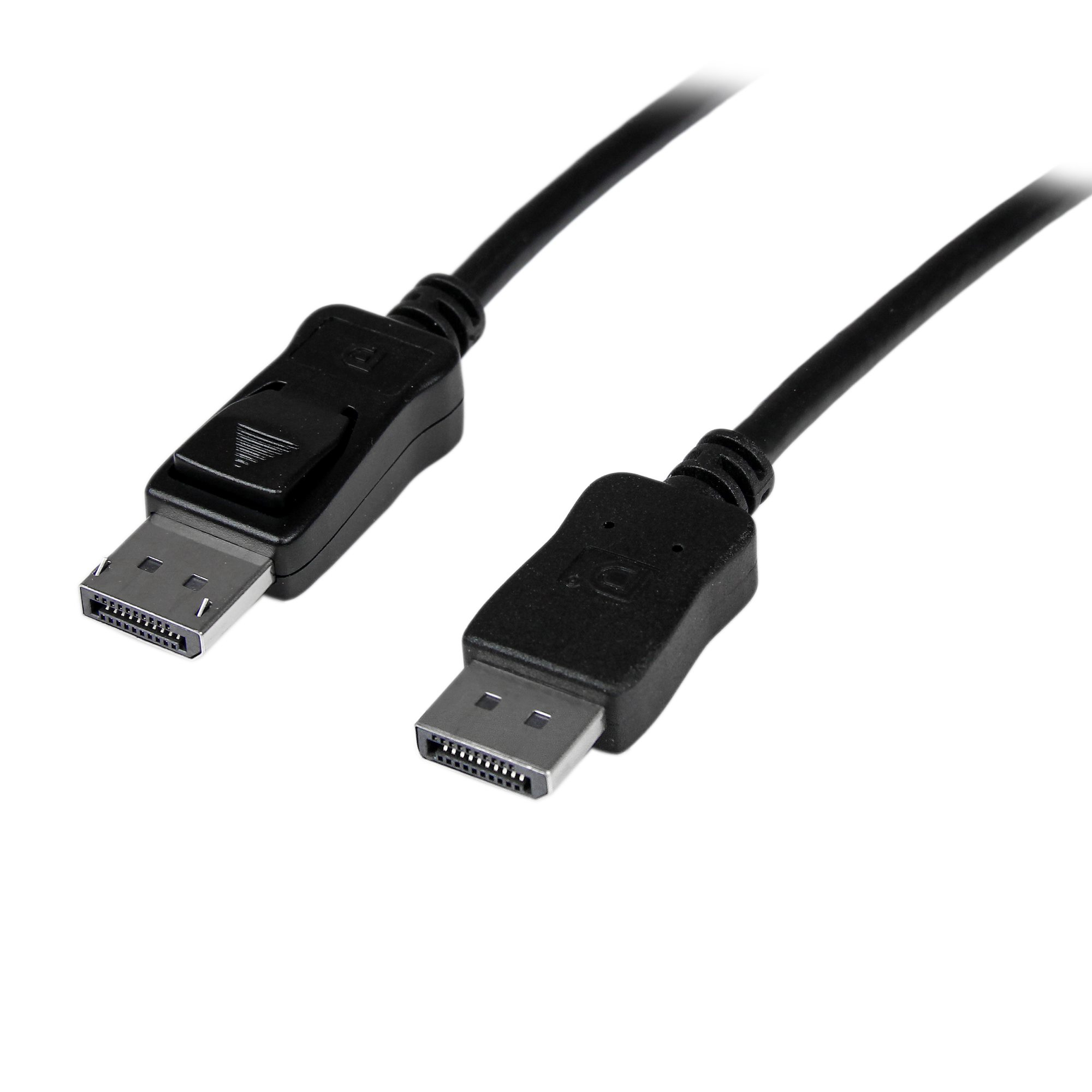 StarTech.com 30 ft DisplayPort 1.2 Cable with Latches - Active - 2560x1600 - DPCP & HDCP - Male to Male DP Video Monitor Cable (DISPL10MA) - DisplayPort cable - DisplayPort (M) to DisplayPort (M) - 10 m - active, latched - black - for P/N: DK30C2DPEPUE, DK30C2DPPDUE, DK31C3HDPD, DK31C3HDPDUE, DKM30CHDPD, DKM30CHDPDUE