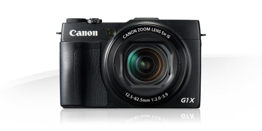 Canon PowerShot G1 X Mark II - Digital camera - compact - 12.8 MP - G1X - 1080p - 5x optical zoom - Wi-Fi, NFC