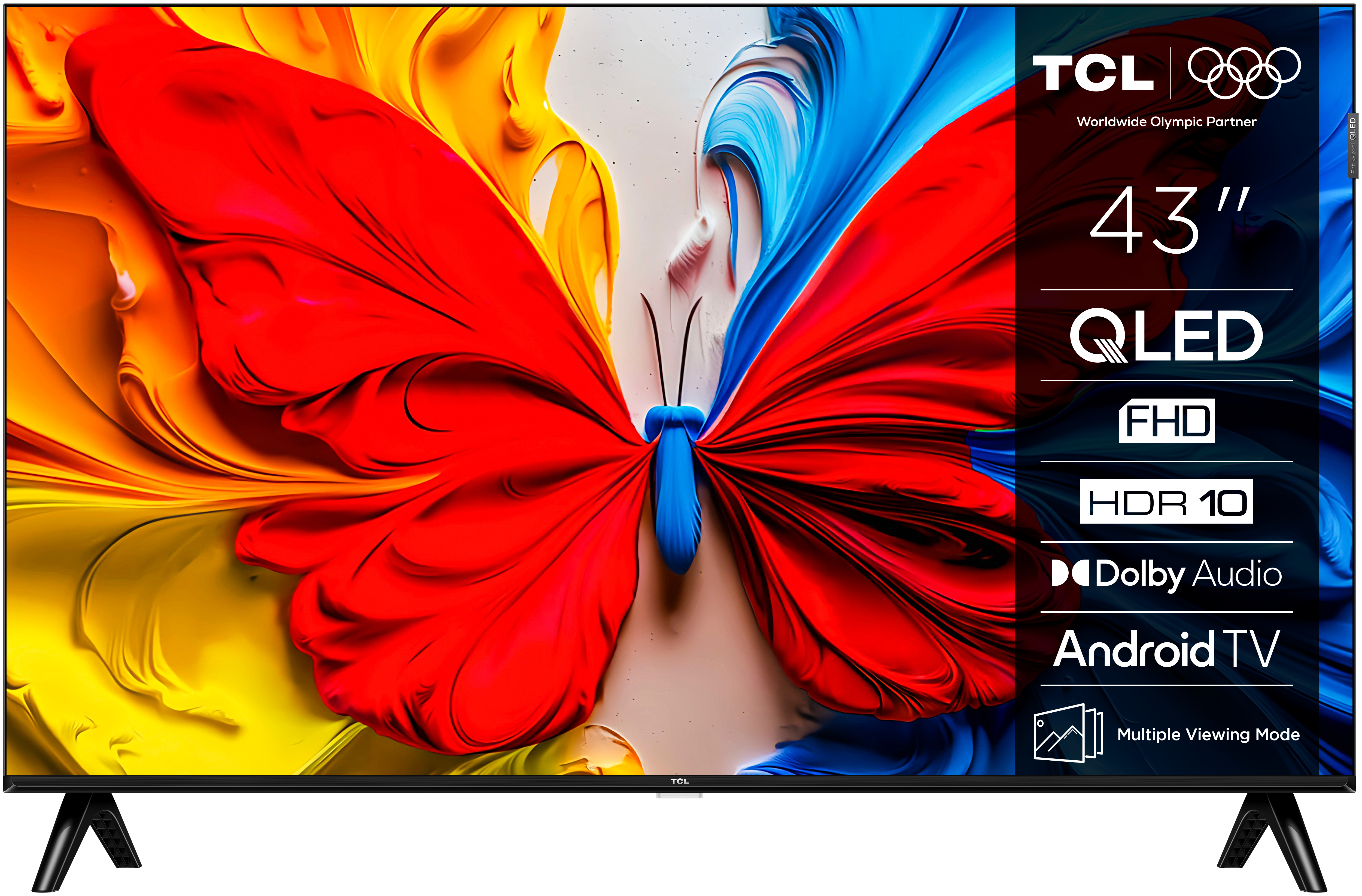 TV TCL QLED 43S5K 43 Full HD Smart WiFi Android TV — photo 1