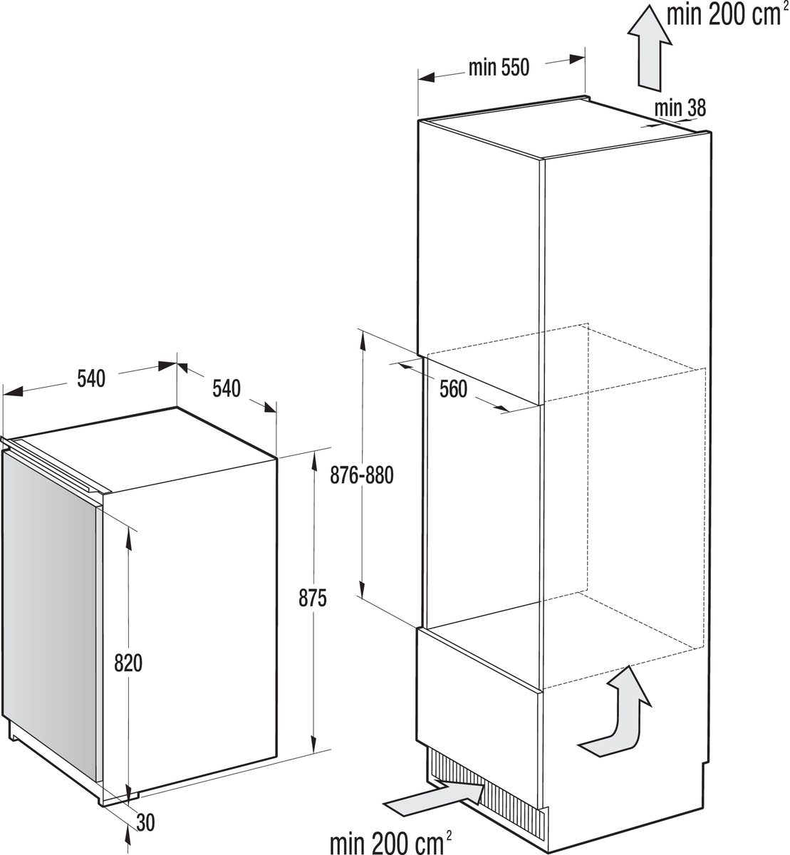 Gorenje RBI4092P1 side-by-side refrigerator Built-in – image 6