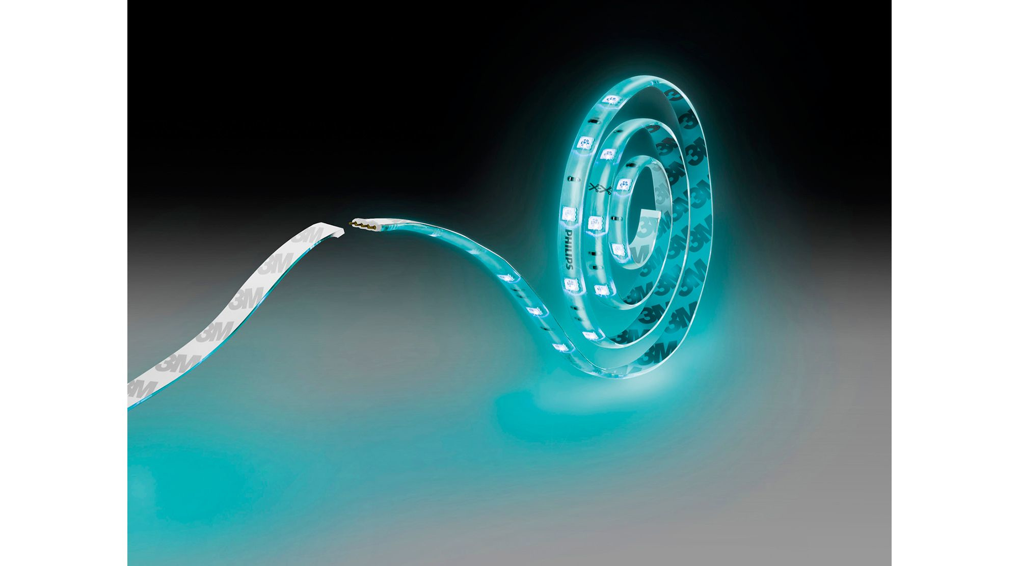 Resim Philips 7097955PH Universal LED Şerit Işık, Çok Renkli, 1000mm