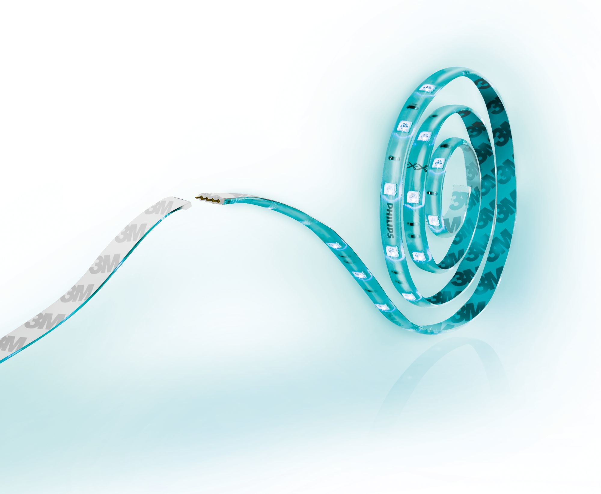 Philips 7097955PH Universal LED Şerit Işık, Çok Renkli, 1000mm