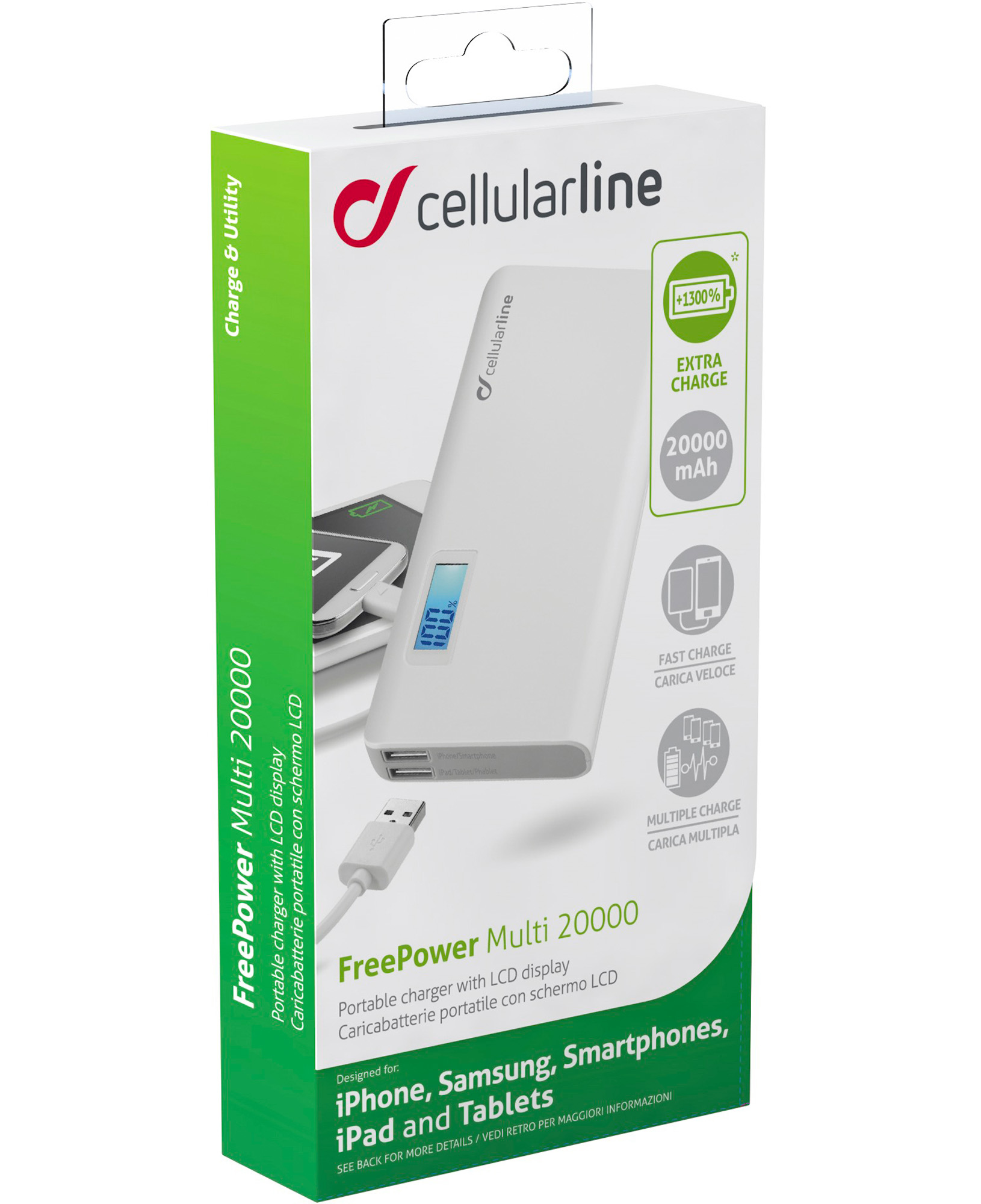 Cellularline Freepower Multi 20000 For Tablets - Universal – image 3