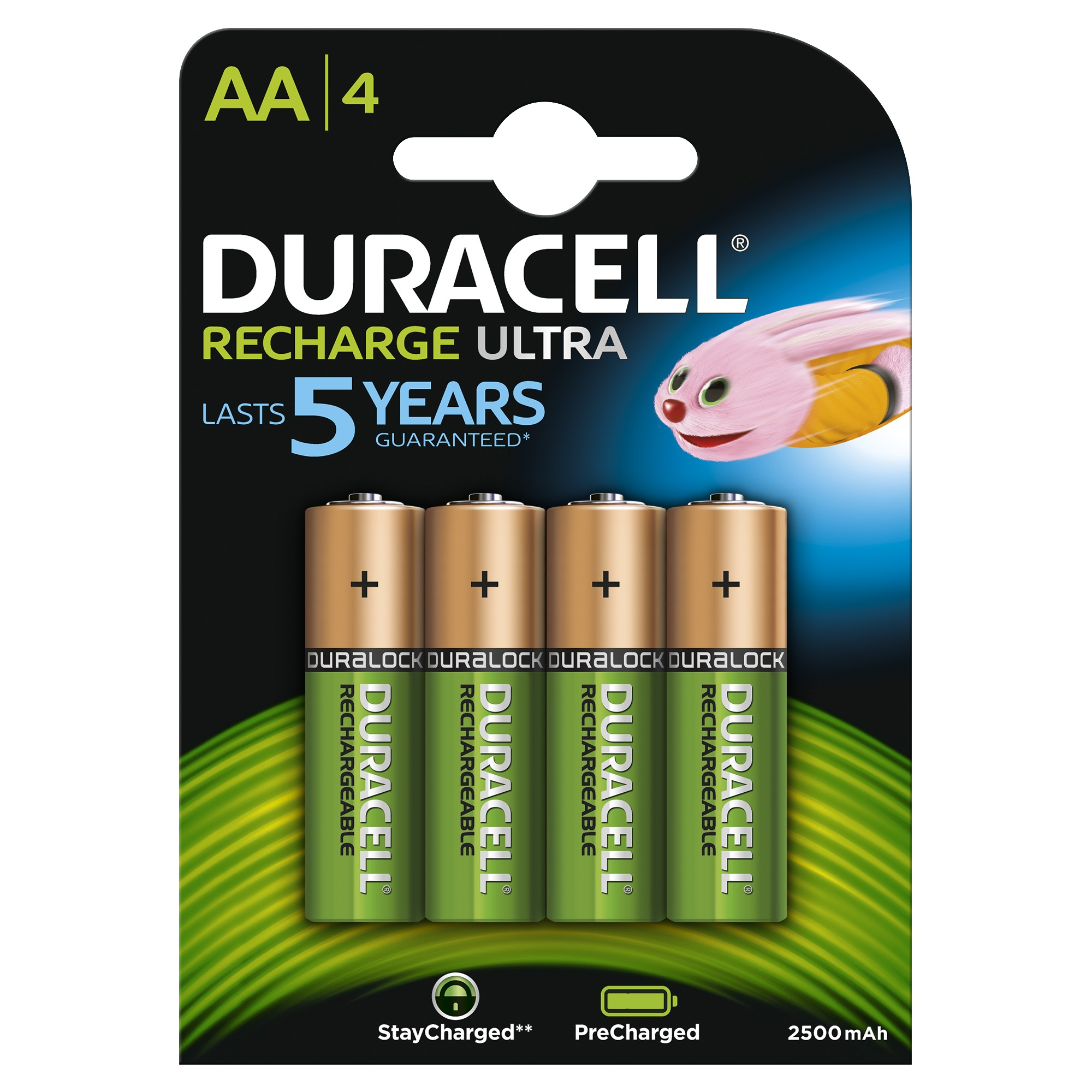 Duracell 4xAA Wiederaufladbarer Akku AA