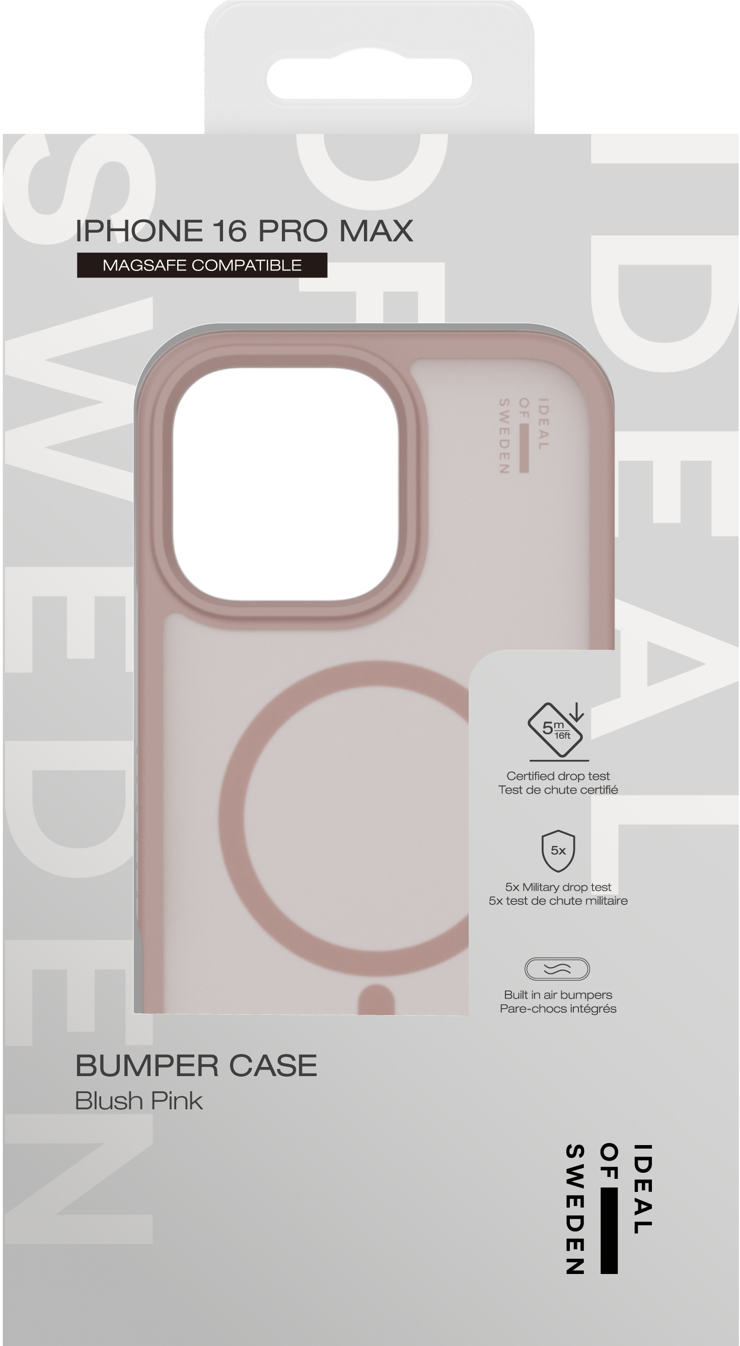 iDeal of Sweden Ideal Bumper Case MagSafe iPhone 16 Pro Max Blush Pink – image 4