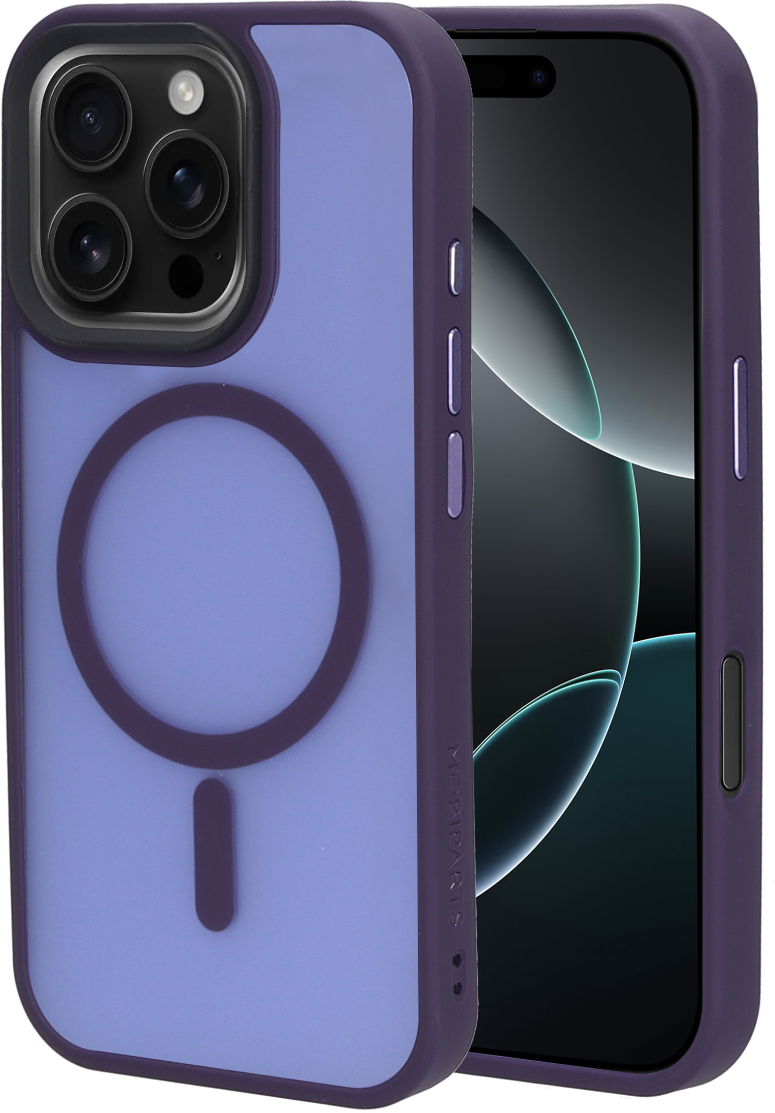 Mobiparts Hardcover Apple iPhone 16 Pro Satin Purple (Magsafe Compatible)