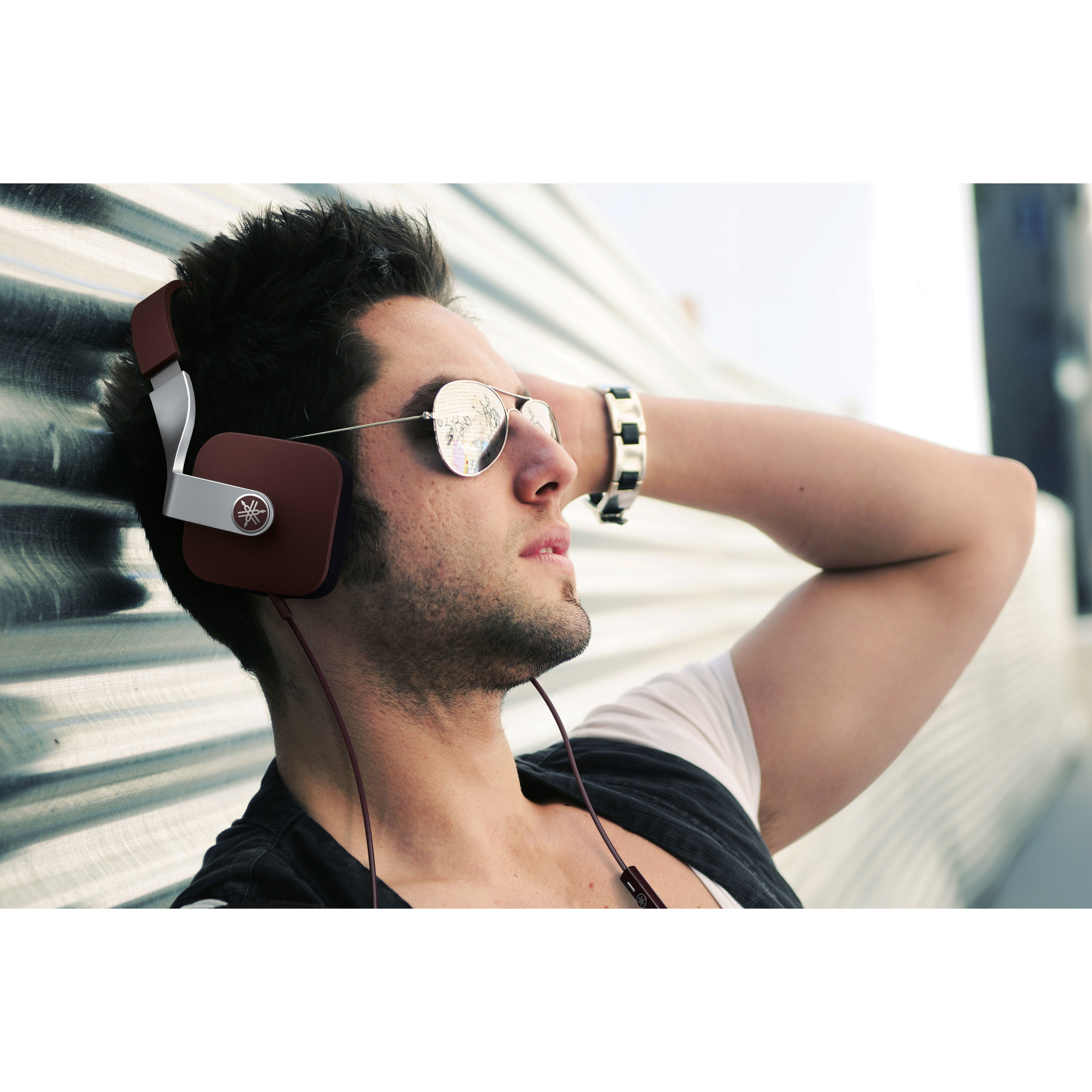 Yamaha HPH-M82 Headphones Wired Head-band Calls/Music Brown – image 3