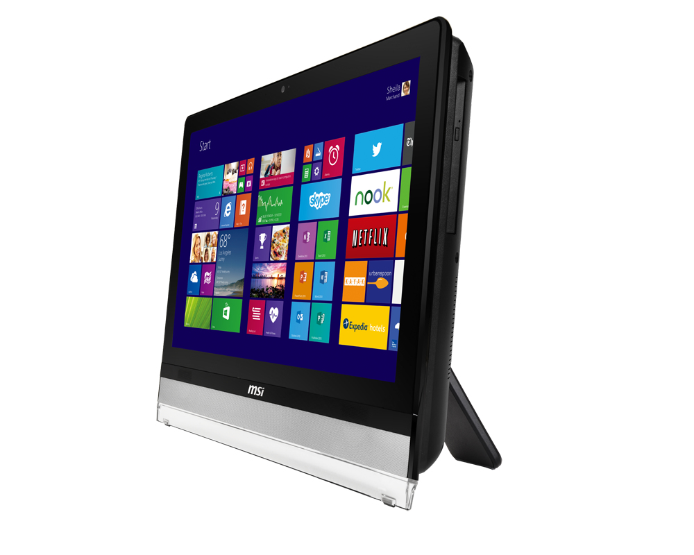 MSI Wind Top AE221G-010RU All-in-One PC/workstation Intel® Core™ i3 i3-4130 54.6 cm (21.5″) 1920 x 1080 pixels 4 GB DDR3-SDRAM 500 GB HDD NVIDIA® GeForce® GT 740M Windows 8 Black image 2