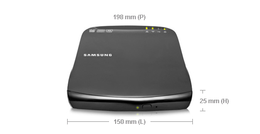 Samsung SE-208BW optical disc drive DVD±RW Black – image 3