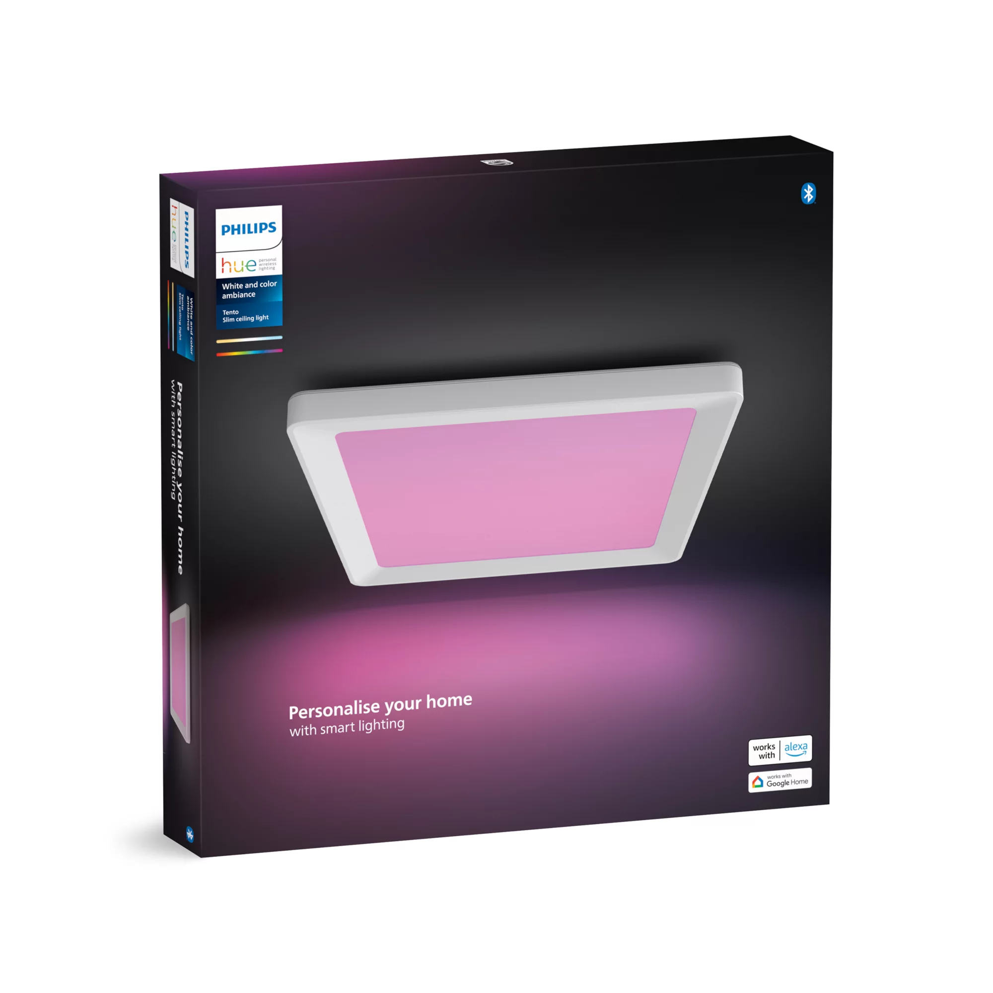 Philips by Signify Philips Hue White and colour ambience Tento square ceiling panel – small – image 4