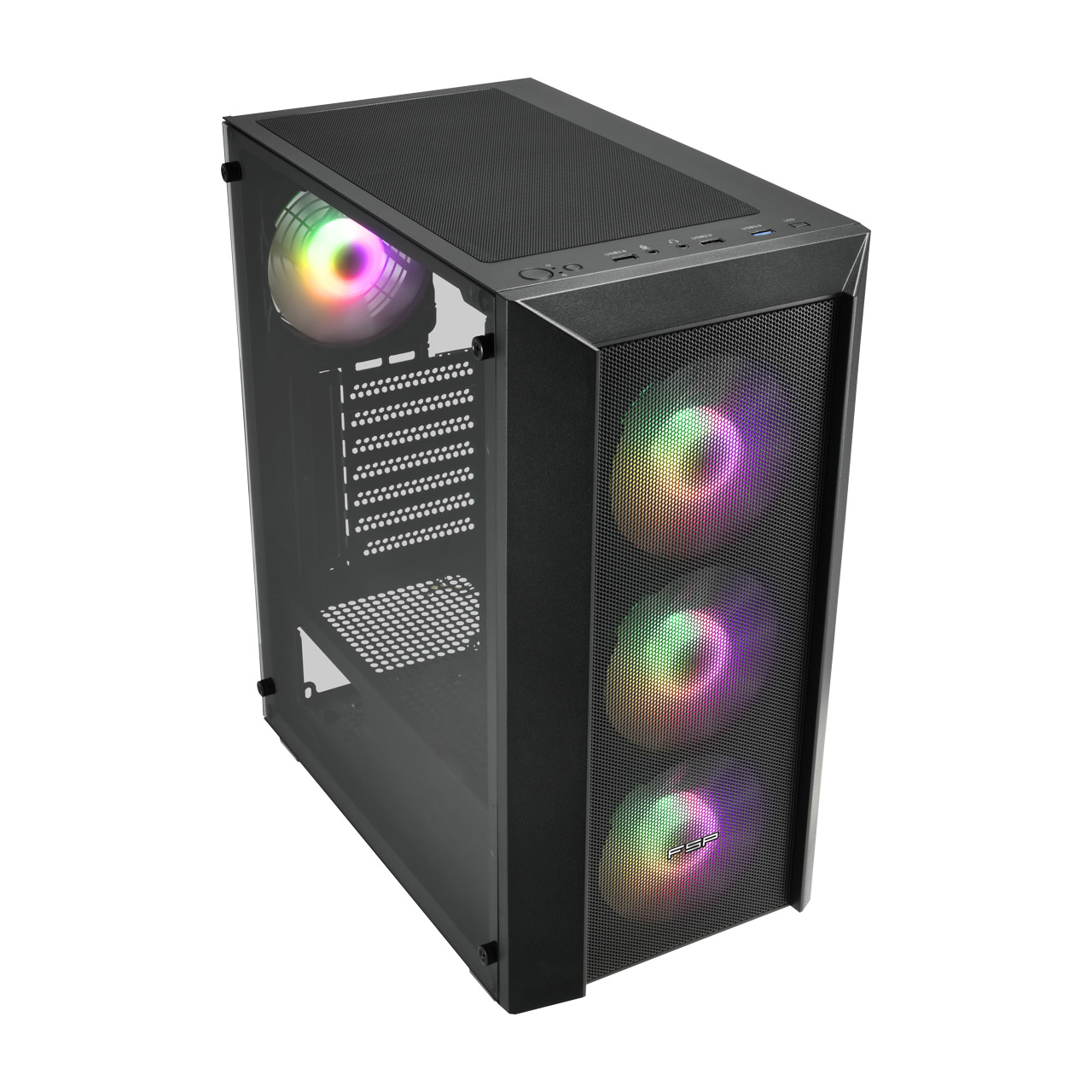 FSP CMT218 Midi Tower Black – image 2