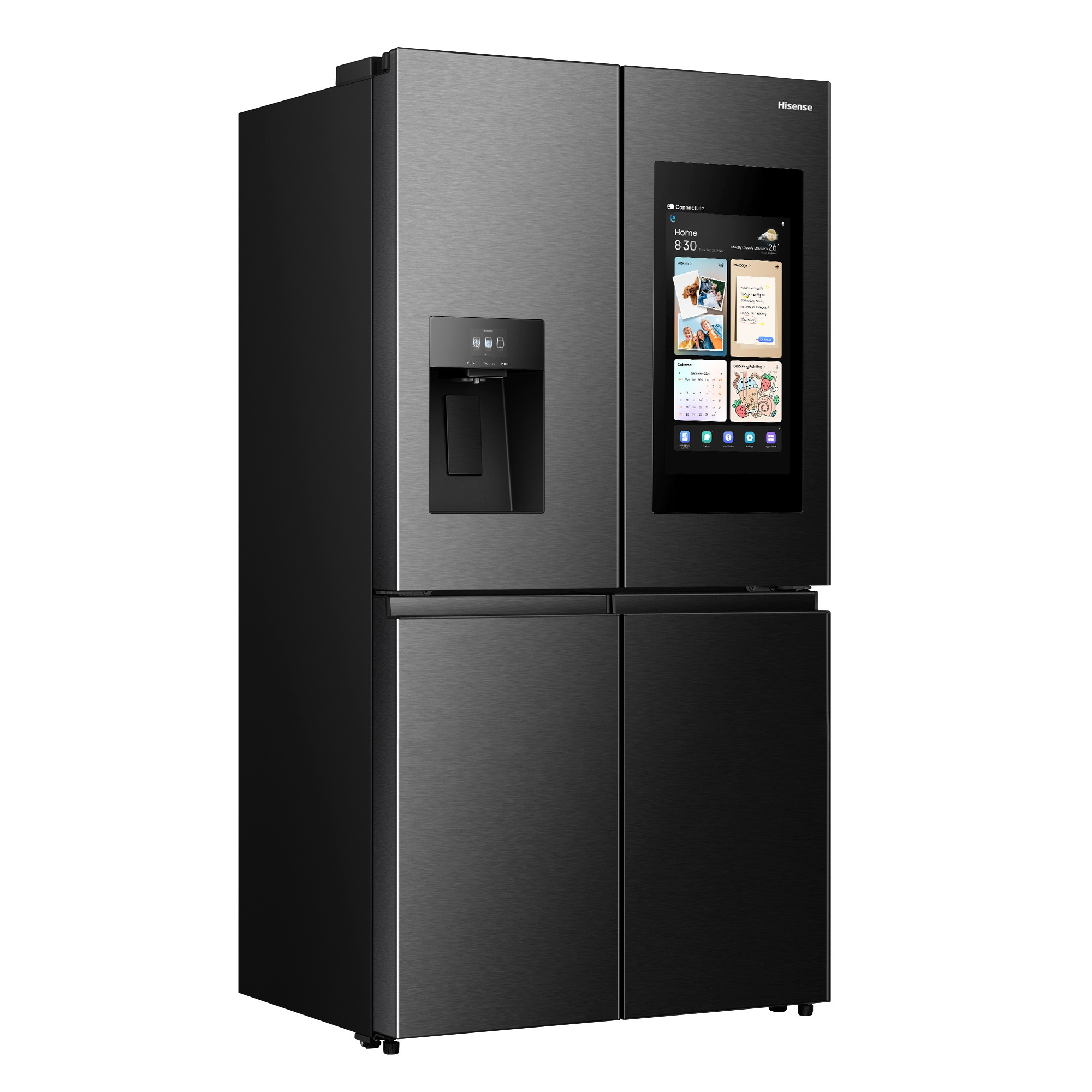 Hisense RQ600P9SBE PureTouch Hub American MultiDoor Fridge Freezer - E Rated – image 2