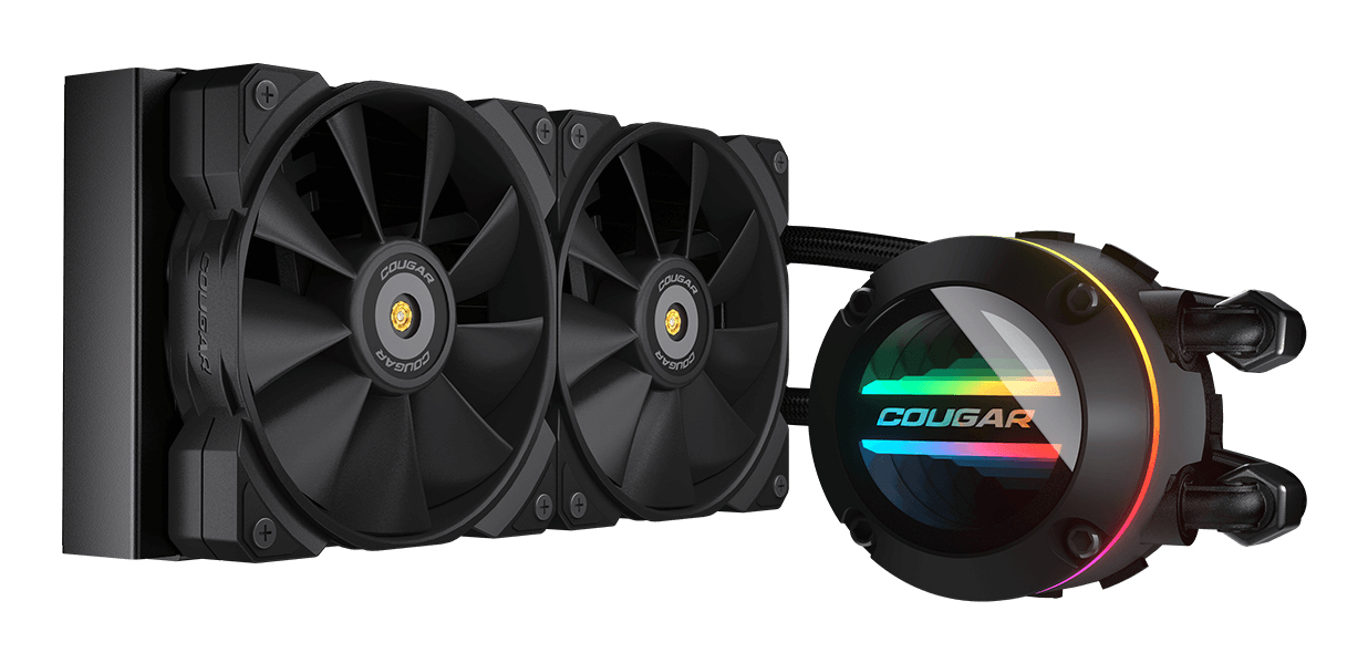 Enfriamiento Líquido COUGAR POSEIDON-GT 240 - 2 Ventiladores - 2000 RPM- ARGB - 3MAQS240.0001 Enfriamiento Líquido COUGAR POSEIDON-GT 240 - 2 Ventiladores - 2000 RPM- ARGB - 3MAQS240.0001