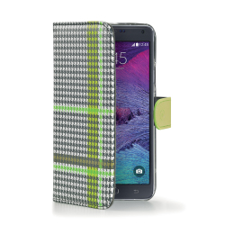 Celly PDPAGEGN4GR mobile phone case Wallet case Black, Green, White