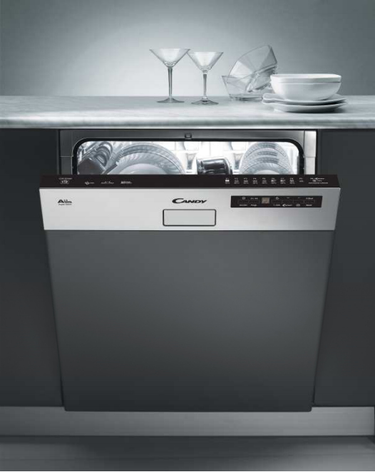 Candy CDS2D35X dishwasher Semi built-in 13 place settings