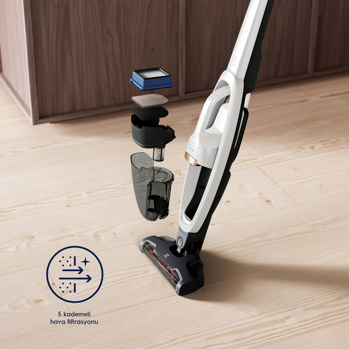 Electrolux WQ81-ALRS 2-in-1 stick vacuum Battery Dry Cyclonic Bagless – image 9