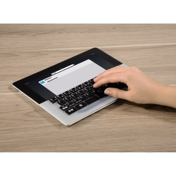 Hama 00107905 mobile device keyboard QWERTZ German Black, White – image 2