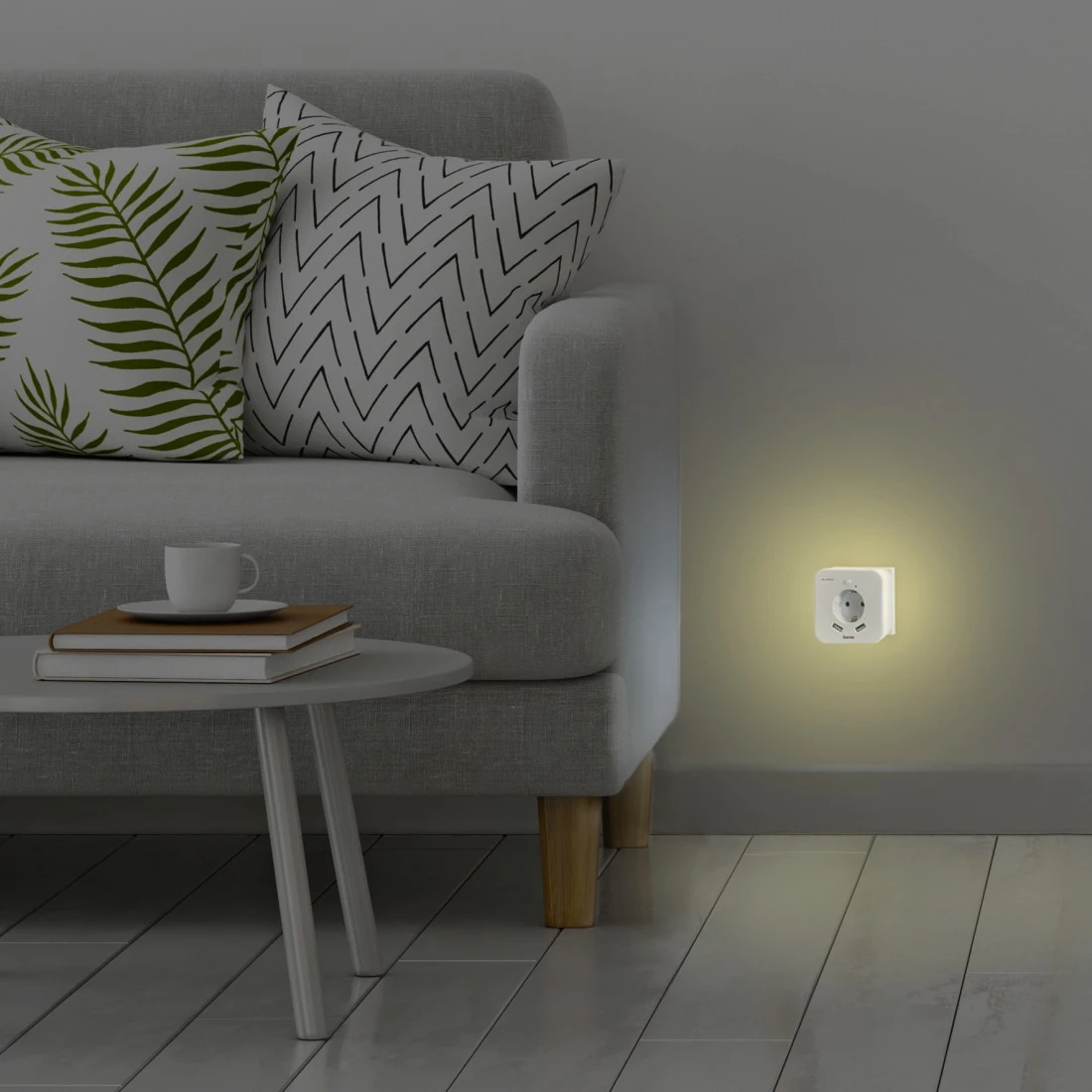 Resim Hama 00223507 Prizli Gece Lambası, Beyaz, Sıcak Beyaz LED, IP20