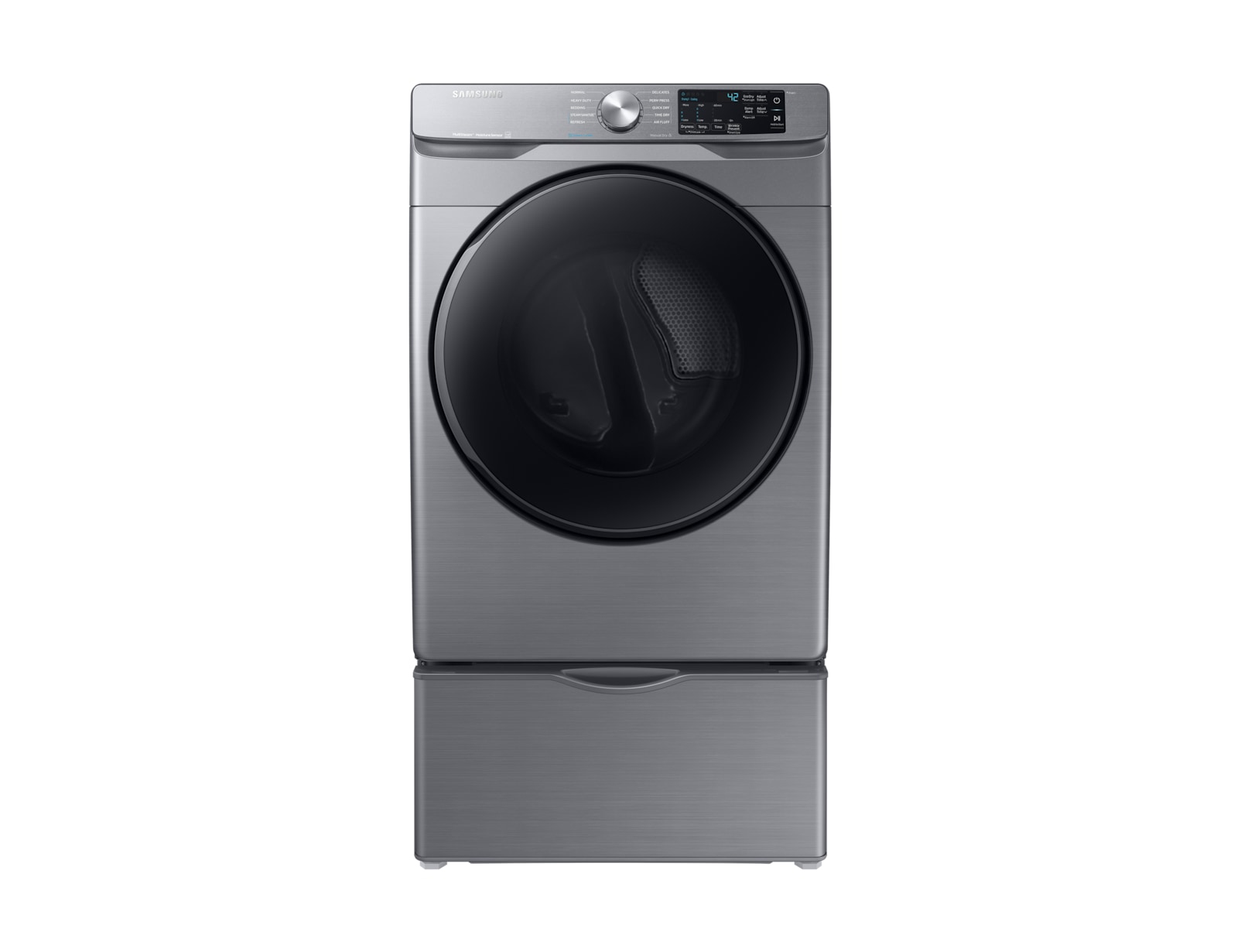Samsung DVE45T6100P tumble dryer Front-load Platinum – image 2