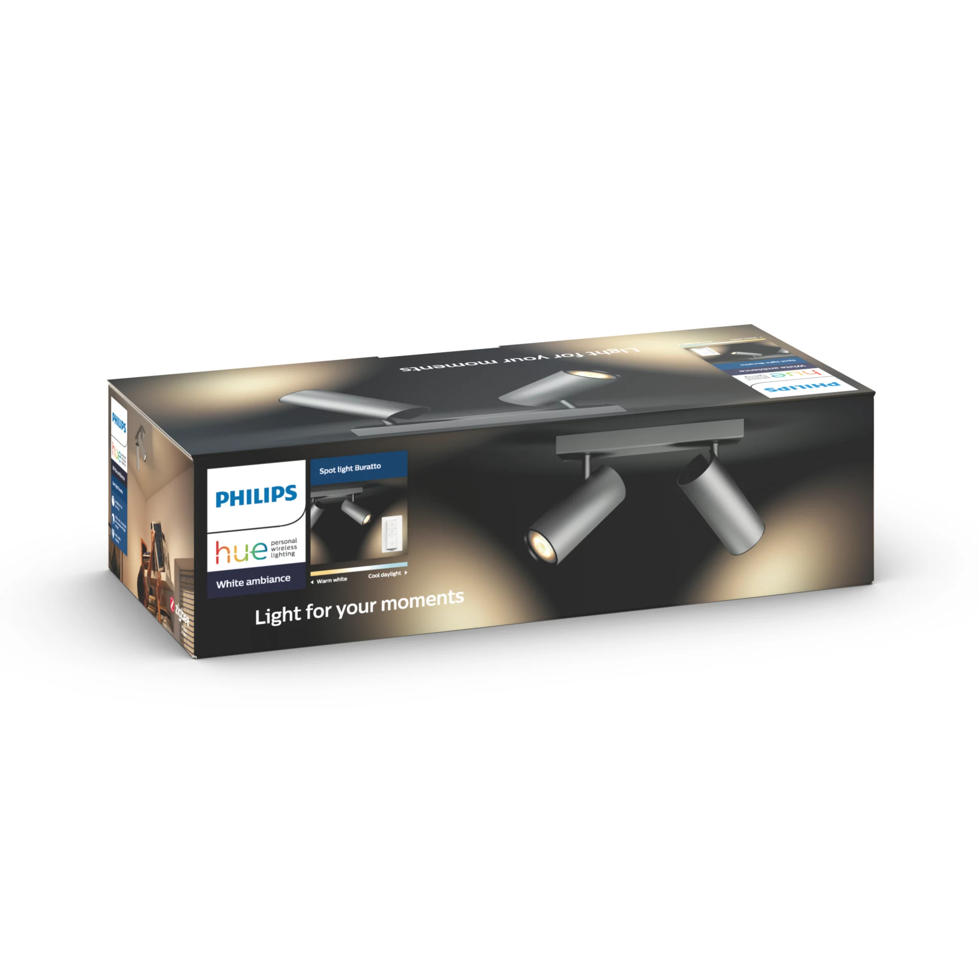 Philips by Signify Philips Hue White ambience Buratto double spotlight – image 5