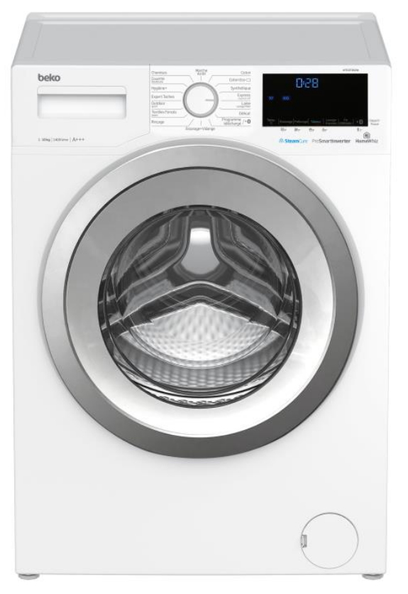 Beko WTE10736S0W washing machine Front-load
