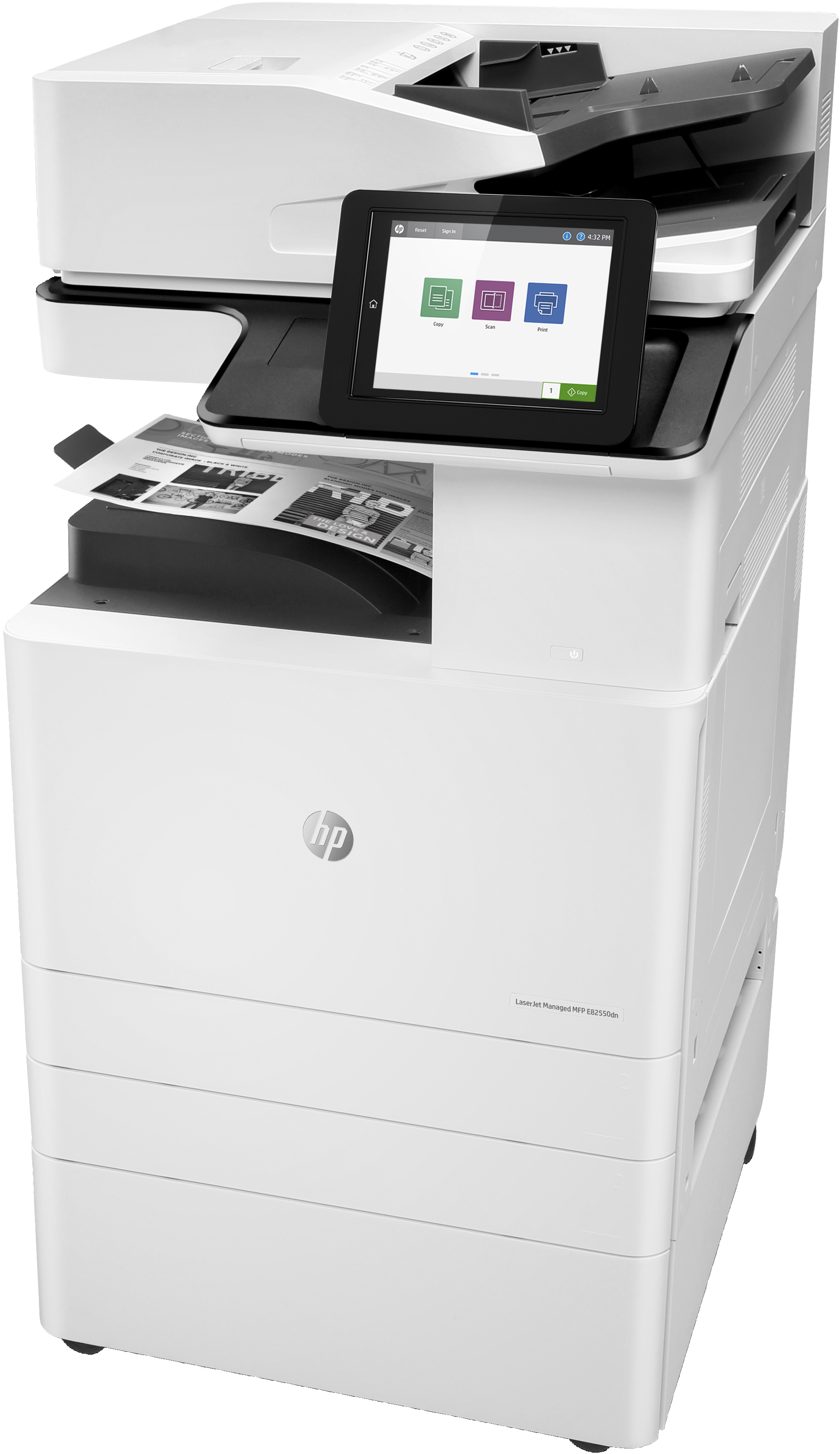 HP LaserJet Managed MFP E82550dn - Speed 50 ppm – image 2