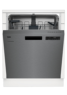 Beko DUN6634FX2 dishwasher Fully built-in 14 place settings – image 2