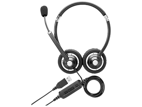 HP UNIFIED COMMUNICATION BUNDEL (K7V17AA + K8P74AA) Communication Keyboard + Wired Headset *Lync Certified* – image 4