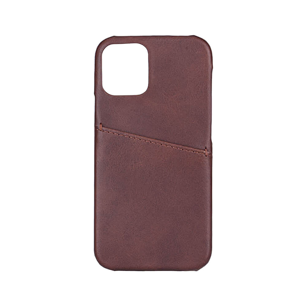 Onsala Mobile Cover Brown with Cardpocket iPhone 12 – image 1