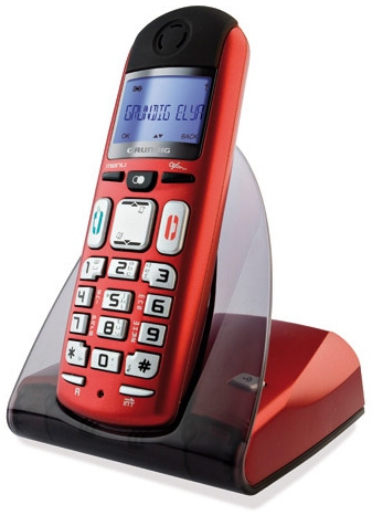 Grundig Elya DECT telephone Red