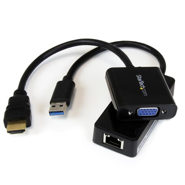 StarTech.com Acer Aspire S7 Ultrabook HDMI to VGA and USB 3.0 Gigabit Ethernet Accessory Bundle – image 2