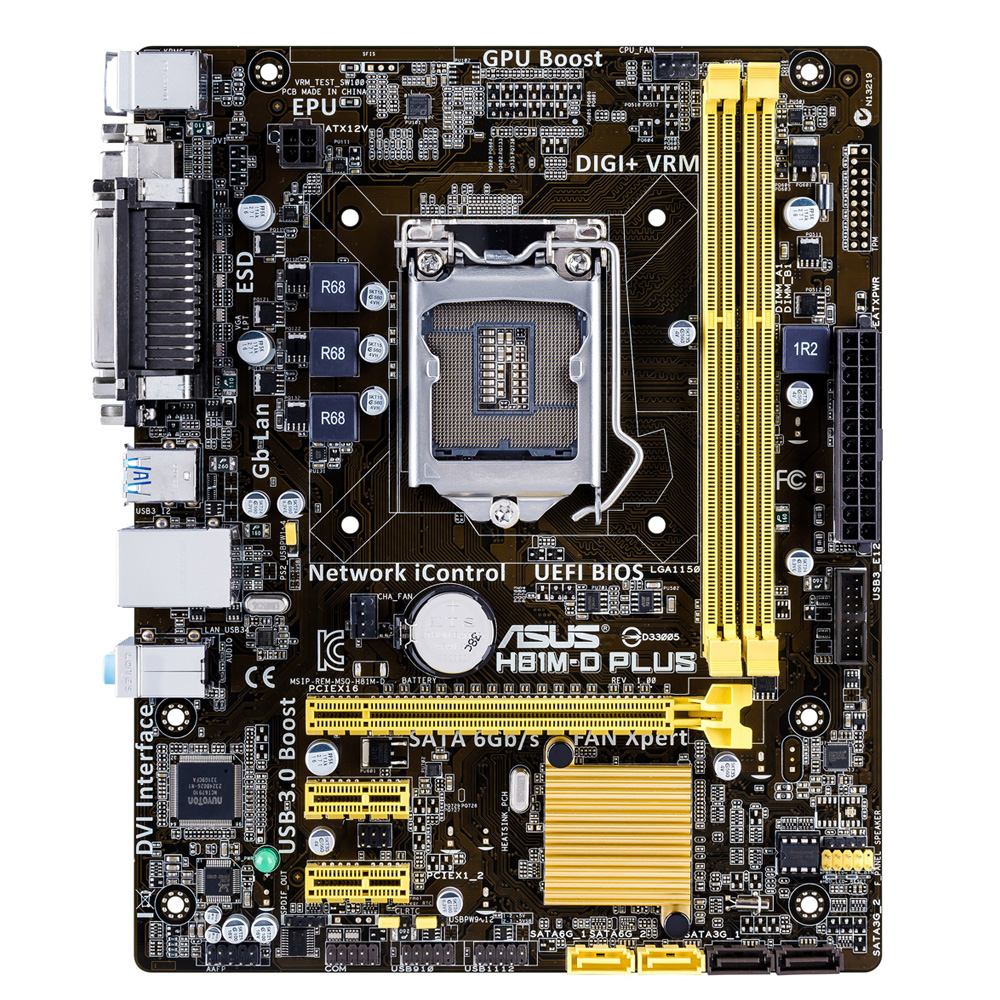 ASUS H81M-D PLUS