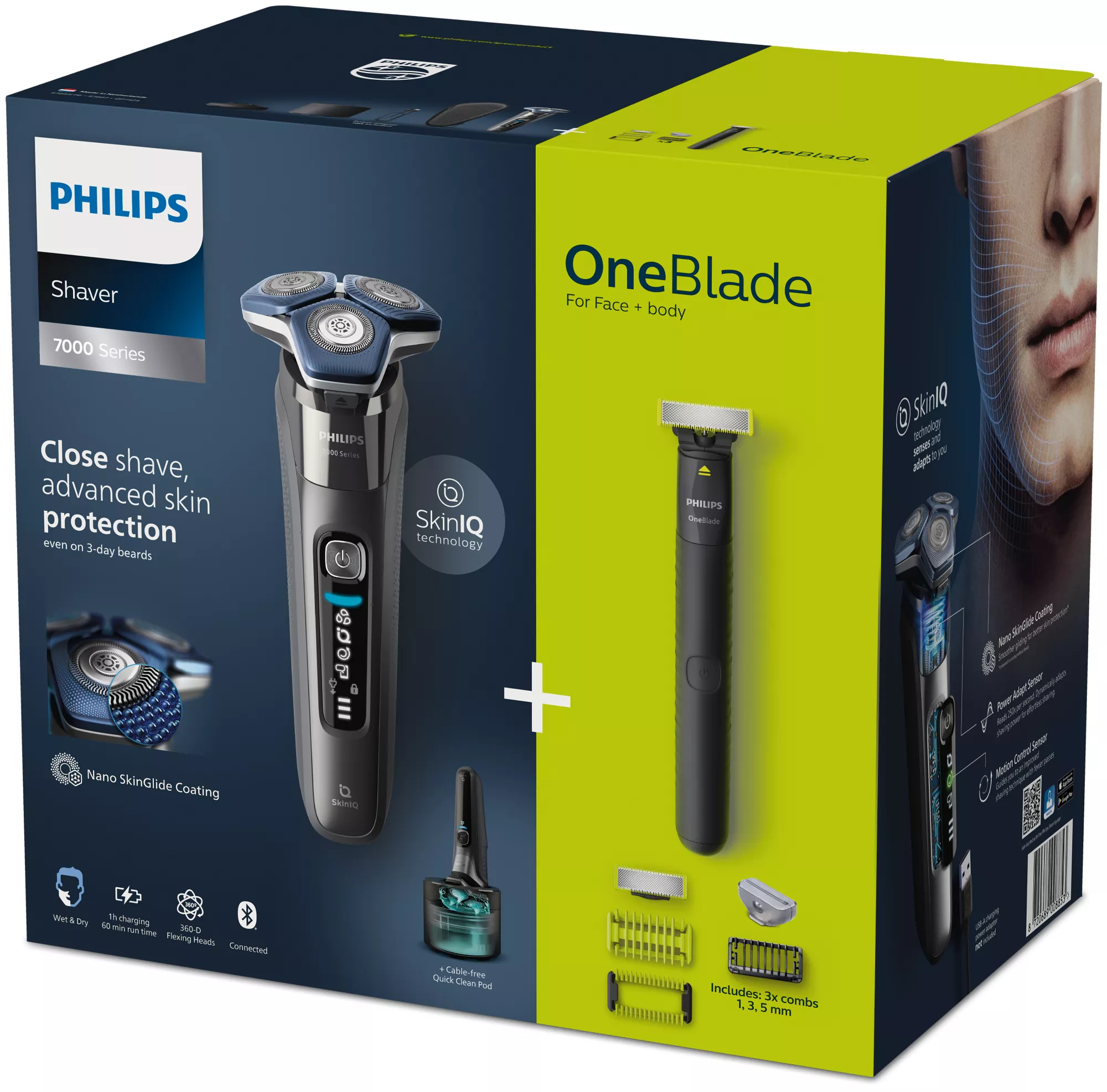 Philips SHAVER Series 7000 S7887/78 Wet and Dry electric shaver – image 3