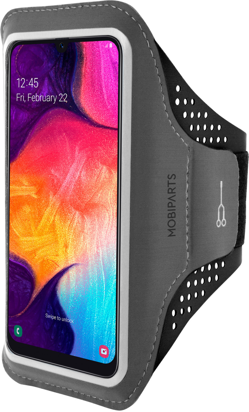 Mobiparts Comfort Fit Sport Armband Samsung Galaxy A40 (2019) Black